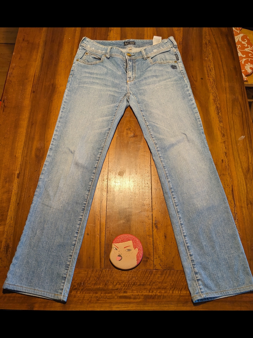 Indigo AJ Armani Jeans Straight-Leg Women’s Y2K Vintage